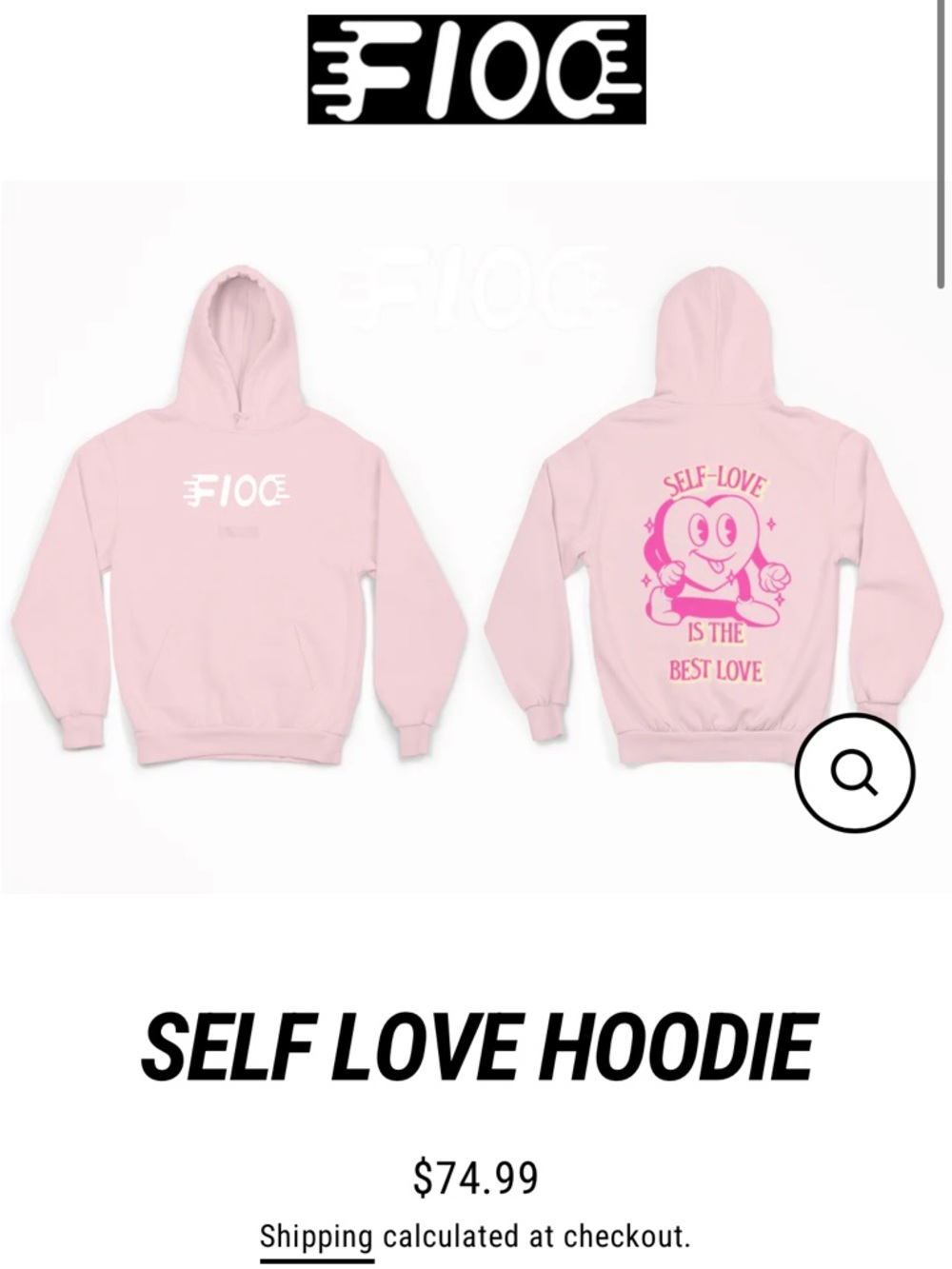 Self Love Hoodie - Pink